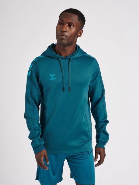 Kinder Hoodie Hummel Core XK Poly Sweat - Blue Coral